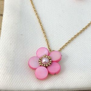 Kate Spade Small Floral Pendant/Necklace